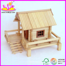 2014 nueva casa de madera del juego de los cabritos, popular Basswood casa del juego de los cabritos y venta caliente casa de madera del juego de los cabritos (wj276713)